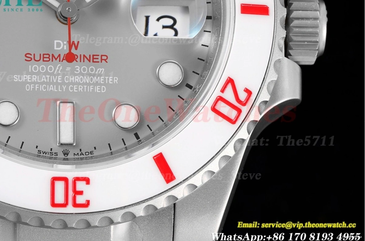 Submariner Grey VS3135 Dial SS SS 40mm 904L DIW VSF 0413